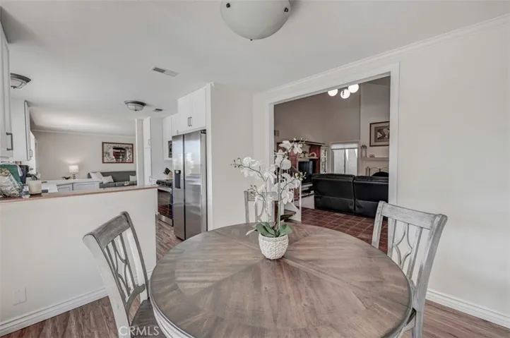 Family Dining Room is off the kitchen with views of the pool