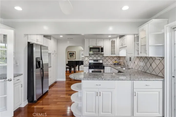 Remodeled Kitchen with abundant cabinetry.
