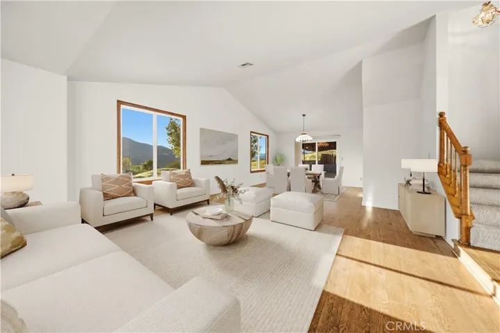 Virtually Staged Living/Dining Rooms