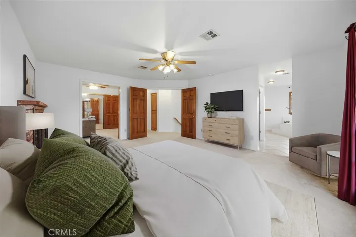 Virtually Staged Primary Bedroom