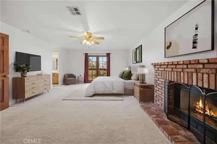 Virtually Staged Primary Bedroom