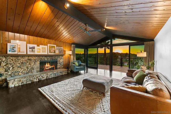 Sunset digitally altered