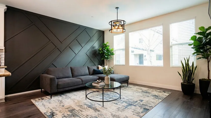 Virtually Staged Living Room