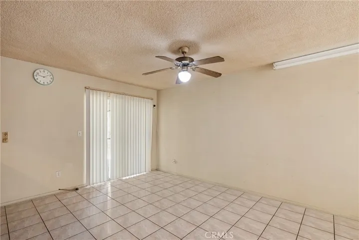 Dining area, and backyard access