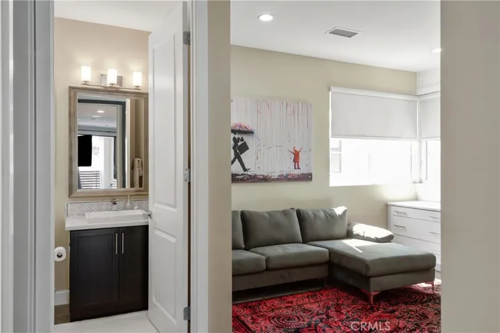 Powder Room next to Second Floor Bedroom/office
