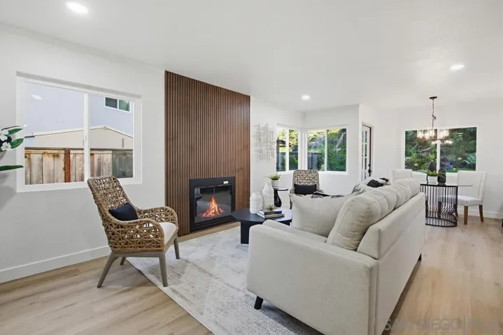 FIRE ADDED TO FIREPLACE