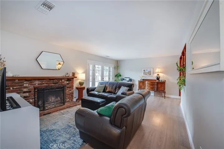 The living room is very spacious.