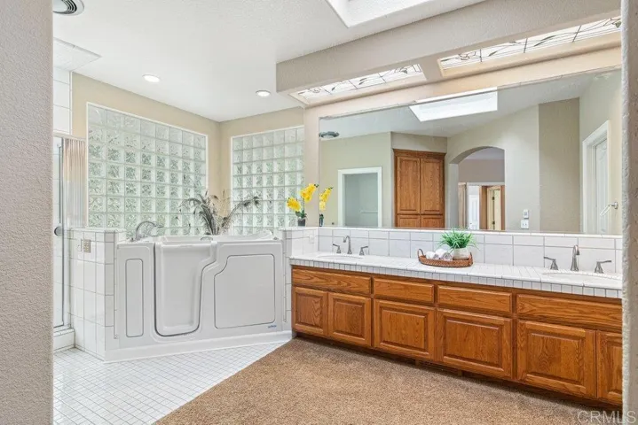 Primary Bath with Walk In Tub
