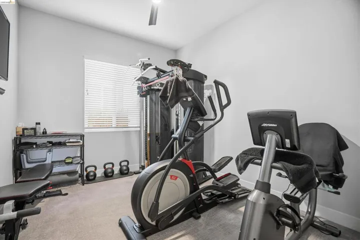 Bedroom #3 - currently a home gym