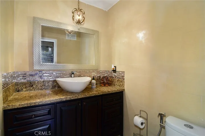 Powder room downstairs