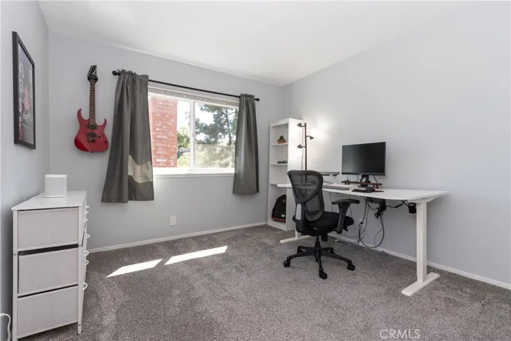 Second bedroom is currently an office.