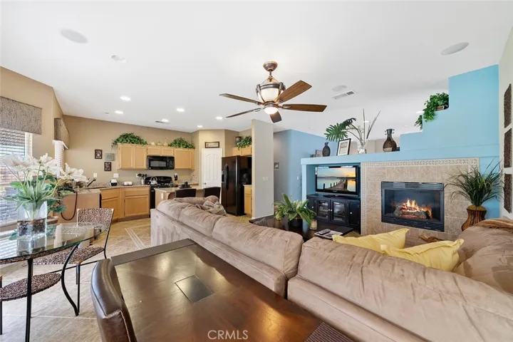 Family Room, Dining Area, and Kitchen
