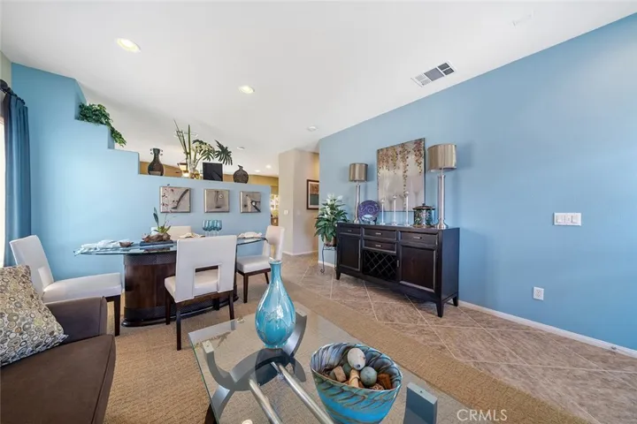 Living Room & Dining Area