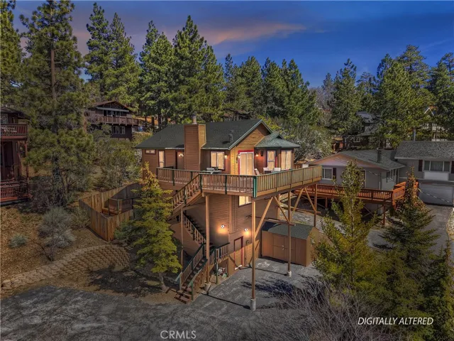 Digitally altered twilight