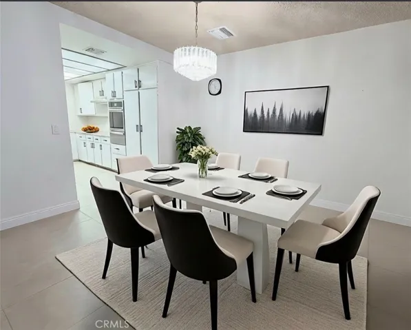 Dining room - Photo has been virtually edited and staged