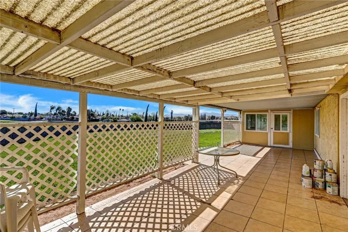 COVERED PATIO AREA