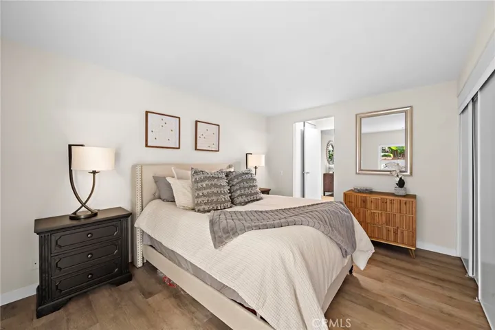 Light and bright primary with private bathroom suite