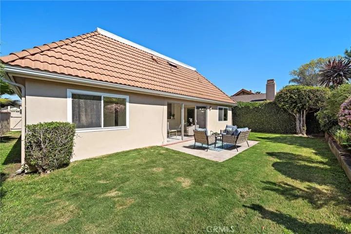 Private backyard perfect for entertaining