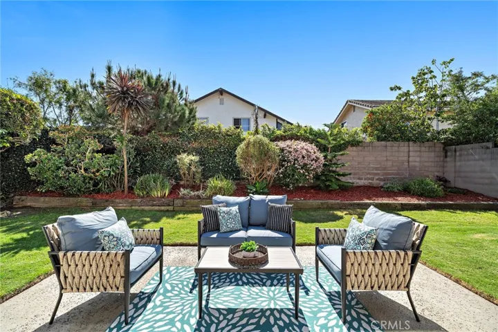 Private backyard perfect for entertaining