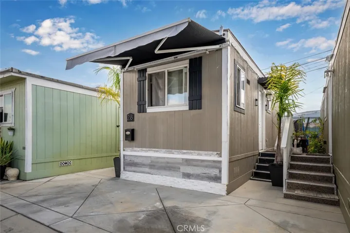 Remote controlled awning