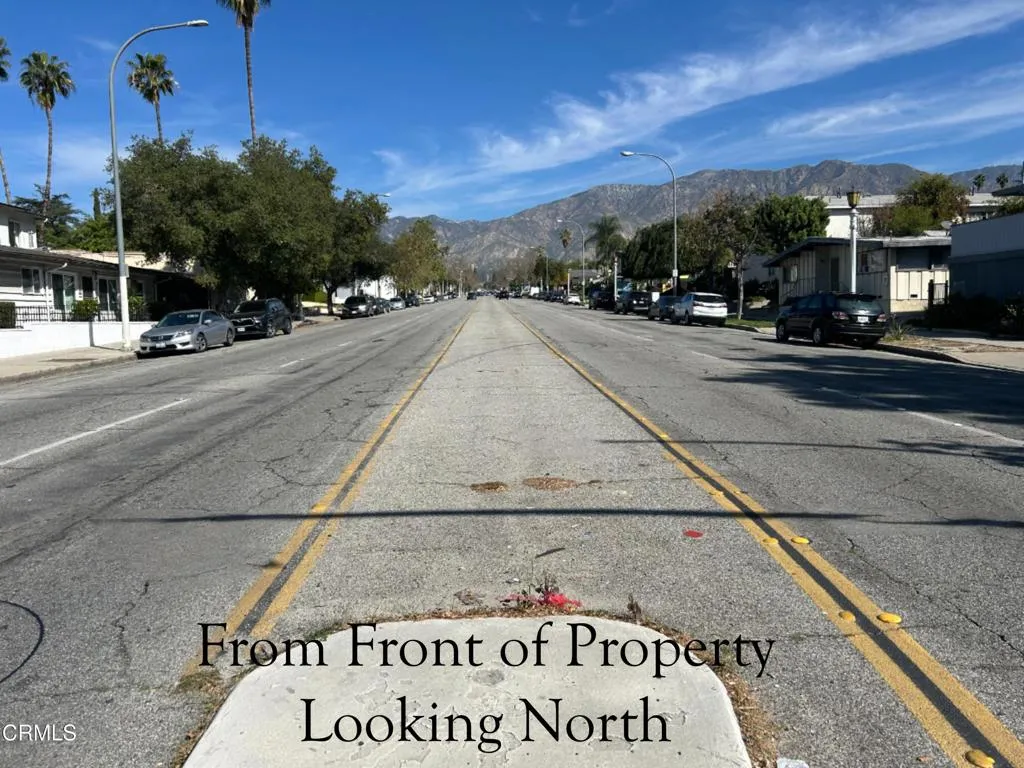 Looking North from Property