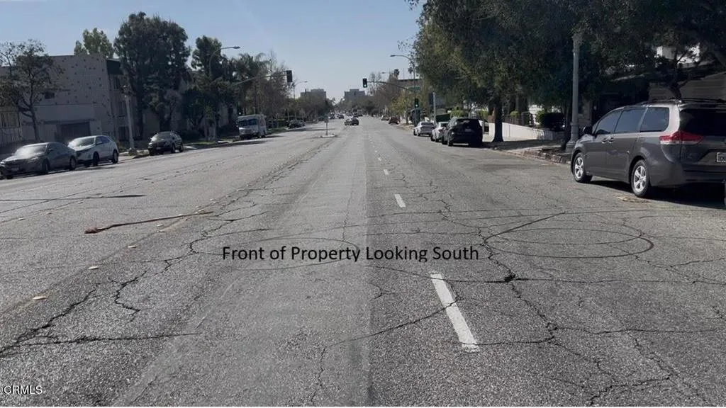 Looking South from Property