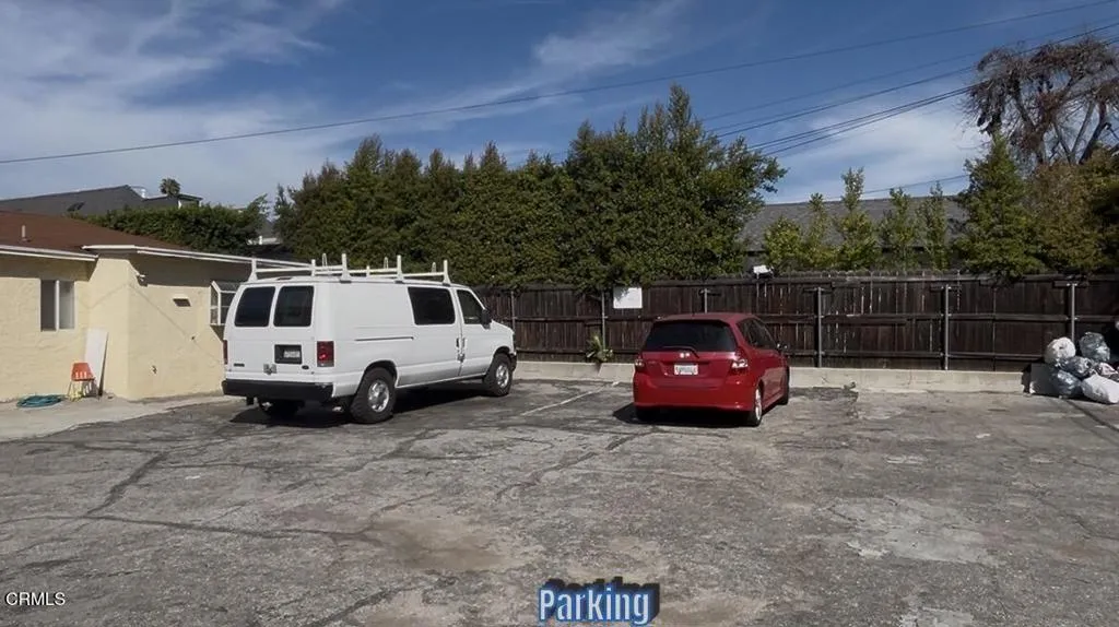 Parking Area Behind Units