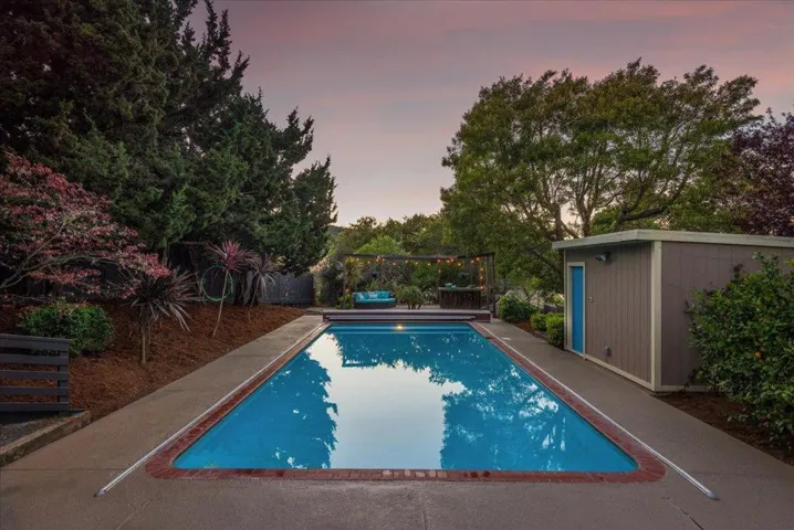 Looking out from Deck at Twilight