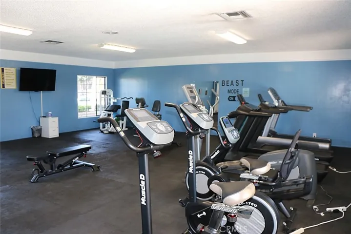 Community building, fitness center