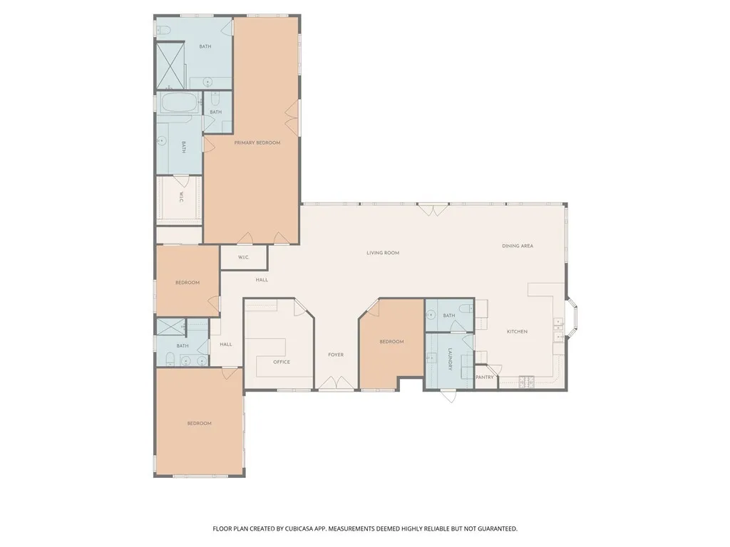 Floorplan for just the main house