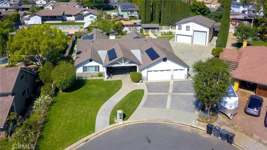 Aerial Exterior shot showing the whole compound