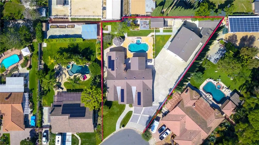 Estimated property lines