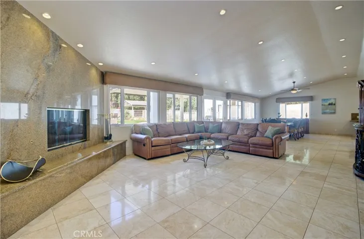 Main living area looking north