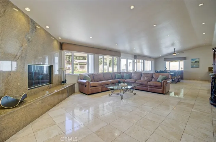 Main living area looking north