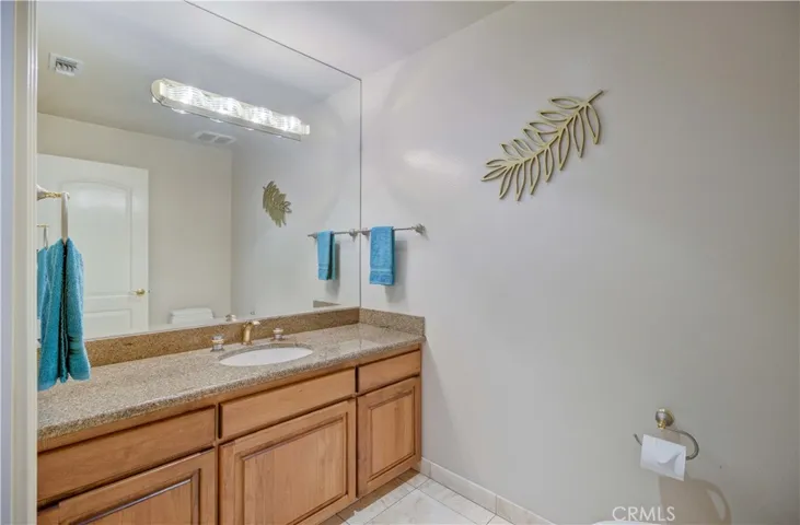 Powder room off kitchen
