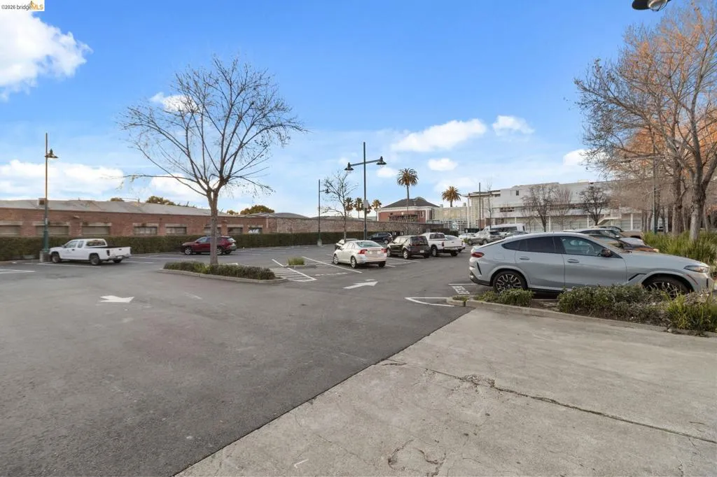 View of uncovered parking lot