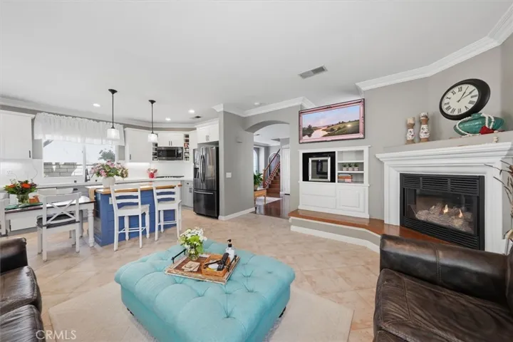 Family Room with Fireplace