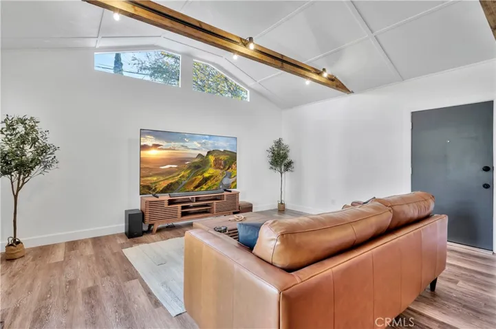 ADU with high beam ceilings & natural light pouring in!