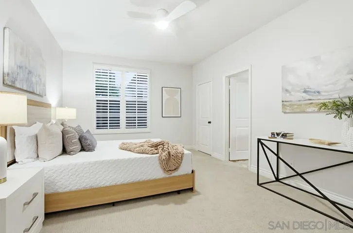 Downstairs guest suite with bedroom and full bath