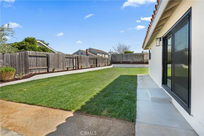 Rear yard
