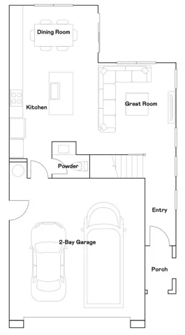 Residence 1 - level 1 floorplan