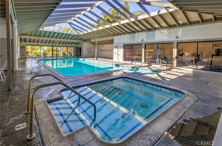 Pool with gym