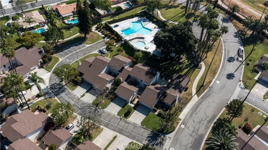 View of property and community pool.