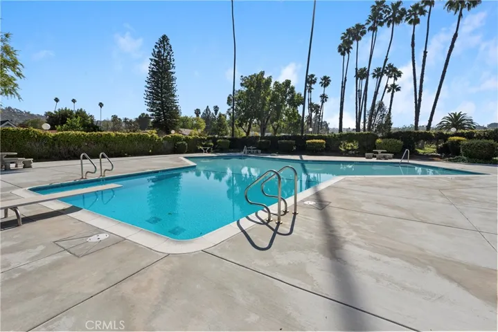 sparkling community pool area (spa and cabana)