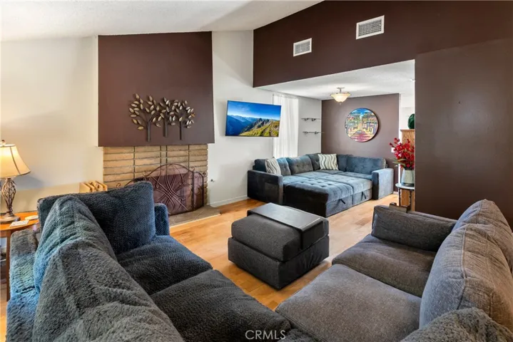 Living room and flex space
