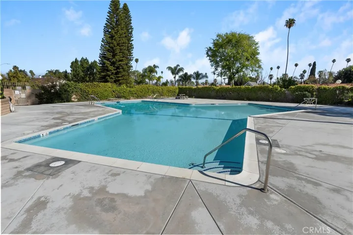 sparkling community pool area (spa and cabana)