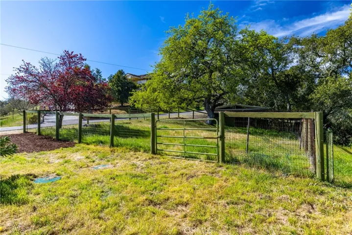 Easily access the pasture through the gate.