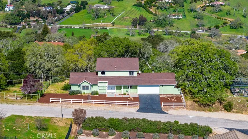 The home is ideally placed to take in the commanding views.