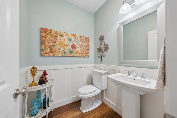 Downstairs half bath