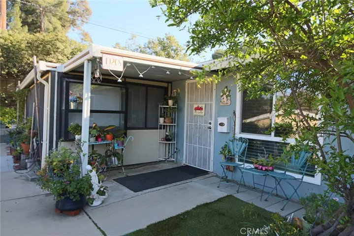 Front exterior Unit J - very private.